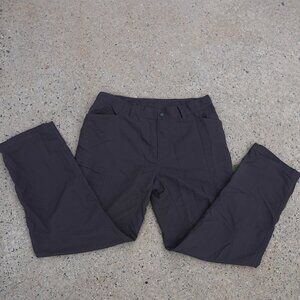 The North Face Men's 36 Regular Nylon Cargo Hiking Pants 6 Pocket Dark Gray